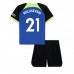 Billige Tottenham Hotspur Dejan Kulusevski #21 Bortetrøye Barn 2022-23 Kortermet (+ korte bukser)